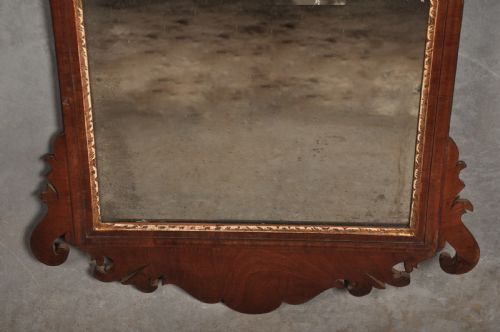 18TH CENTURY MAHOGANY CHIPPENDALE MIRROR - ADDITIONAL PHOTO 3