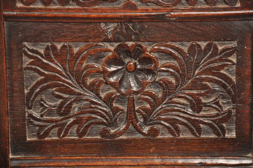 NEAR PAIR OF 17TH CENTURY LANCASHIRE CHAIRS - ADDITIONAL PHOTO 6