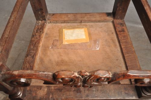 FINE PAIR OF 17TH CENTURY OAK SIDE CHAIRS - ADDITIONAL PHOTO 9