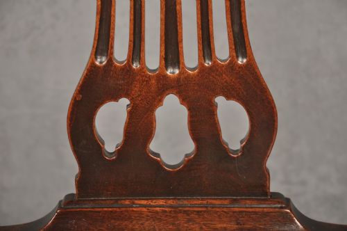 SET OF EIGHT 18TH CENTURY MAHOGANY HEPPLEWHITE CHAIRS - ADDITIONAL PHOTO 11