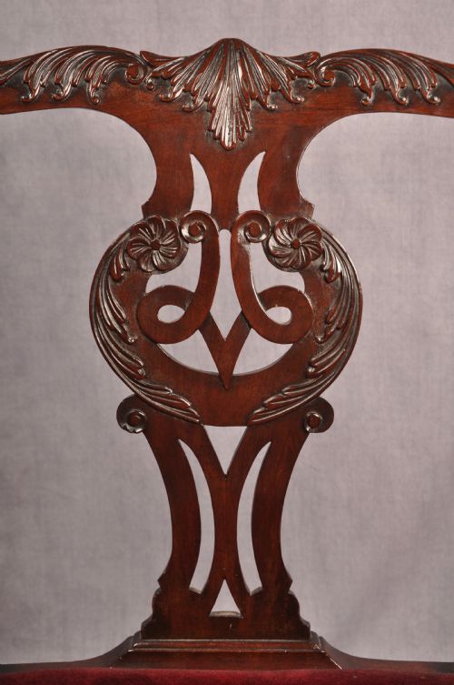 FINE MID 18TH CENTURY MAHOGANY ARMCHAIR - ADDITIONAL PHOTO 2