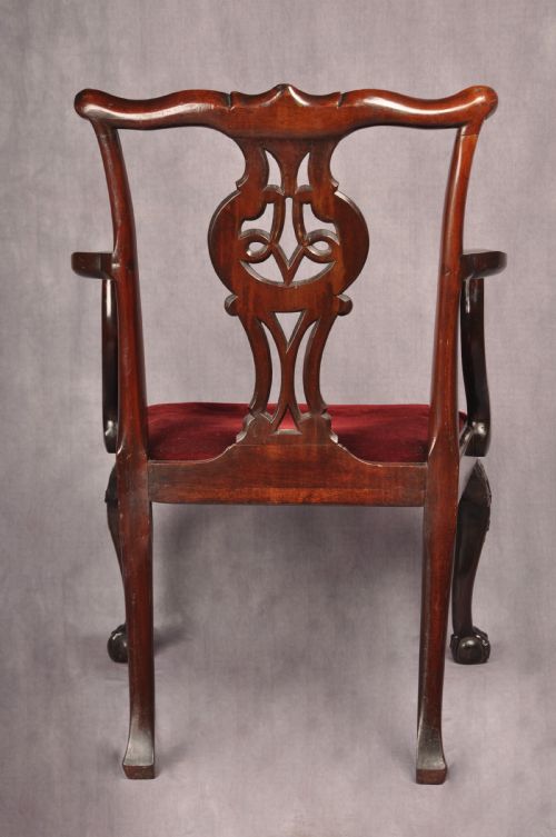 FINE MID 18TH CENTURY MAHOGANY ARMCHAIR - ADDITIONAL PHOTO 10