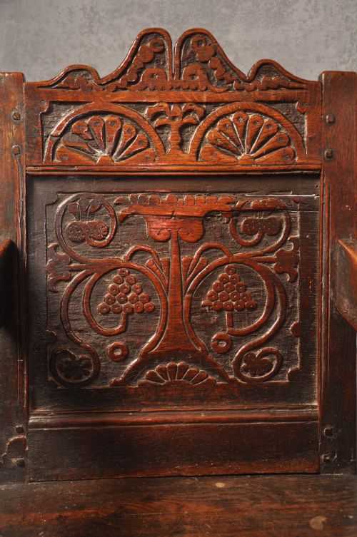 OAK WAINSCOT CHAIR - ADDITIONAL PHOTO 1