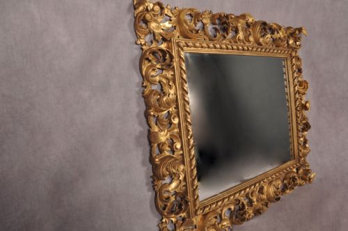 FINE 19TH CENTURY FLORENTINE GILTWOOD MIRROR - ADDITIONAL PHOTO 7