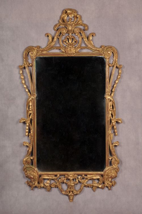 19th century giltwood mirror - CATEGORY: ANTIQUE MIRRORS - DATED 19TH CENTURY