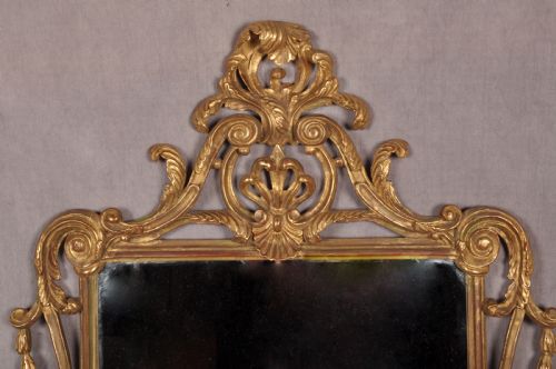 19TH CENTURY GILTWOOD MIRROR - ADDITIONAL PHOTO 2