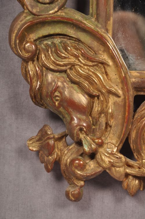 19TH CENTURY GILTWOOD MIRROR - ADDITIONAL PHOTO 4