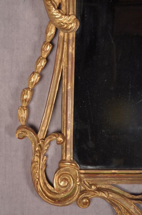 19TH CENTURY GILTWOOD MIRROR - ADDITIONAL PHOTO 5
