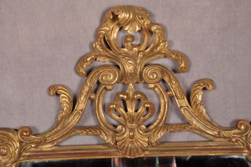 19TH CENTURY GILTWOOD MIRROR - ADDITIONAL PHOTO 6
