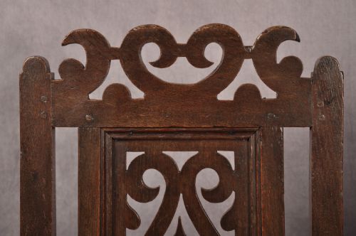 SET OF FOUR 17TH CENTURY OAK CHAIRS - ADDITIONAL PHOTO 8