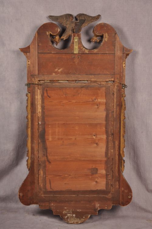 18TH CENTURY WALNUT PARCEL GILT MIRROR - ADDITIONAL PHOTO 12