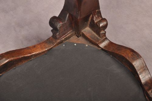 FINE 19TH CENTURY WALNUT STOOL - ADDITIONAL PHOTO 10