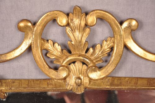 18TH CENTURY GILTWOOD MIRROR - ADDITIONAL PHOTO 1