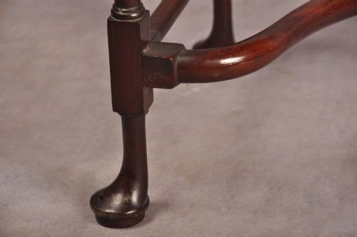 RARE 18TH CENTURY MAHOGANY SPIDER TABLE - ADDITIONAL PHOTO 7