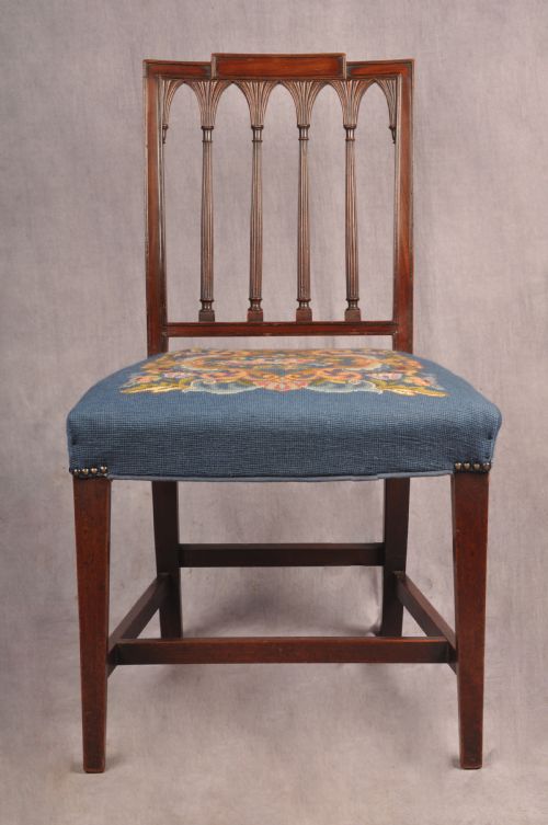 FINE PAIR OF SHERATON CHAIRS - ADDITIONAL PHOTO 3