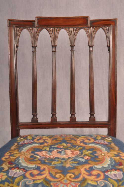 FINE PAIR OF SHERATON CHAIRS - ADDITIONAL PHOTO 4