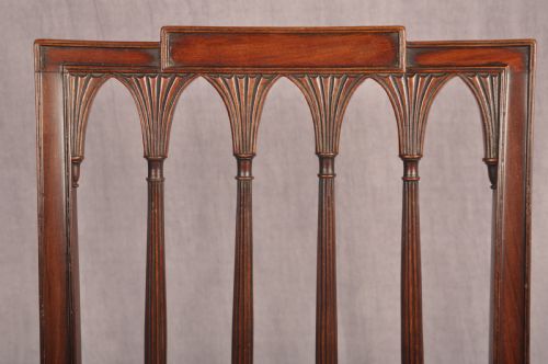 FINE PAIR OF SHERATON CHAIRS - ADDITIONAL PHOTO 5