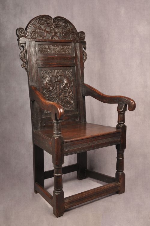 17TH CENTURY YORKSHIRE OAK WAINSCOT CHAIR - ADDITIONAL PHOTO 1