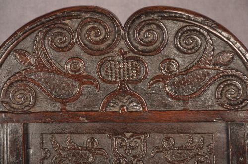 17TH CENTURY YORKSHIRE OAK WAINSCOT CHAIR - ADDITIONAL PHOTO 3