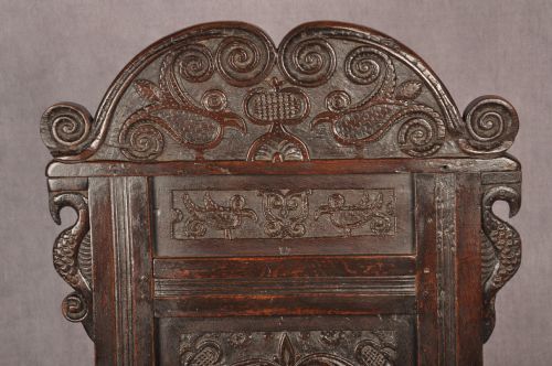 17TH CENTURY YORKSHIRE OAK WAINSCOT CHAIR - ADDITIONAL PHOTO 5