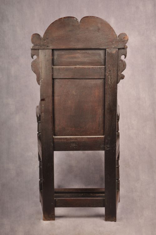 17TH CENTURY YORKSHIRE OAK WAINSCOT CHAIR - ADDITIONAL PHOTO 8