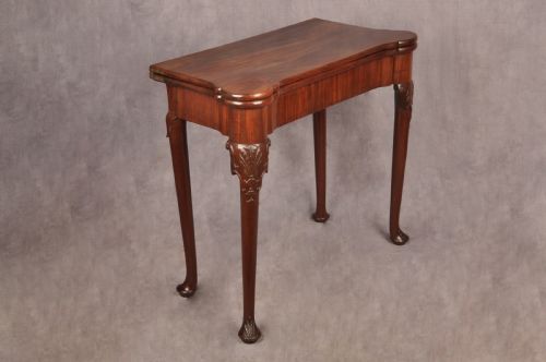 18TH CENTURY MAHOGANY CARD TABLE - ADDITIONAL PHOTO 12