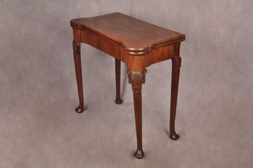 18TH CENTURY MAHOGANY CARD TABLE - ADDITIONAL PHOTO 13
