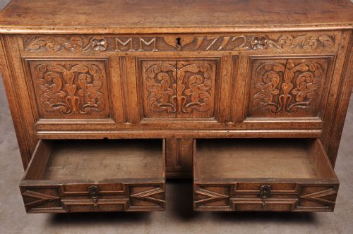 QUEEN ANNE OAK MULE KIST - ADDITIONAL PHOTO 10