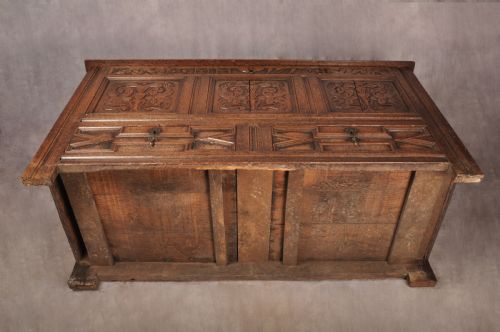 QUEEN ANNE OAK MULE KIST - ADDITIONAL PHOTO 13
