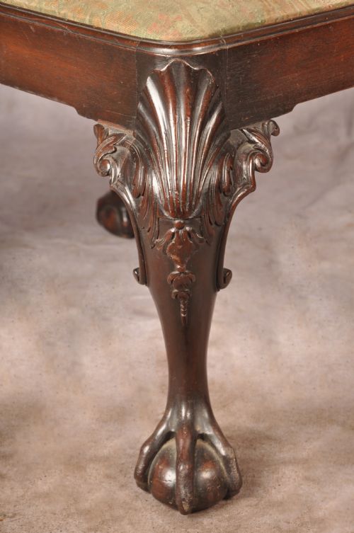 19TH CENTURY MAHOGANY STOOL - ADDITIONAL PHOTO 2