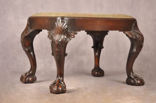 19TH CENTURY MAHOGANY STOOL - ADDITIONAL PHOTO 5