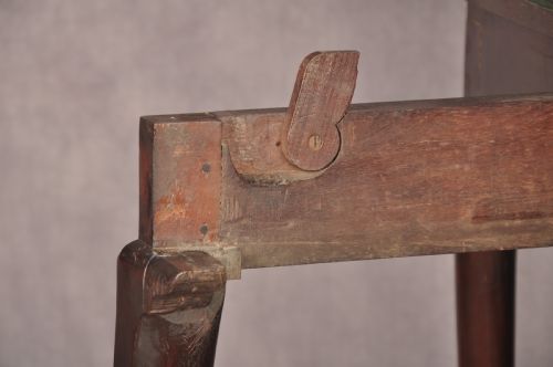RARE 18TH CENTURY MAHOGANY TRIPLE TOP CARD TABLE - ADDITIONAL PHOTO 16
