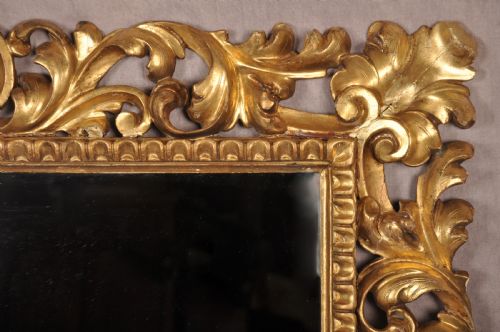 LARGE LATE 18TH CENTURY FLORENTINE MIRROR - ADDITIONAL PHOTO 1