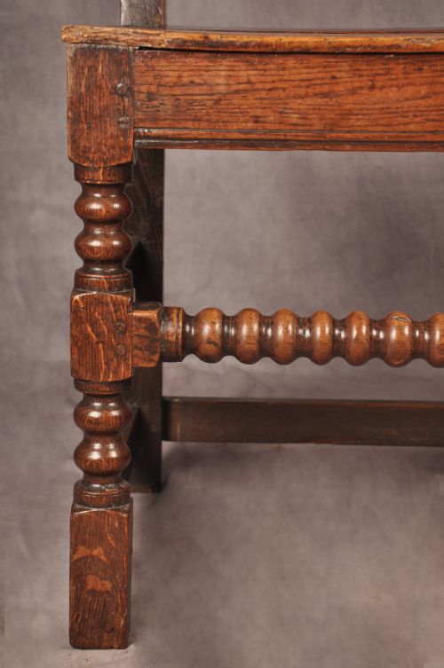 PAIR OF 17TH CENTURY LANCASHIRE CHAIRS - ADDITIONAL PHOTO 6