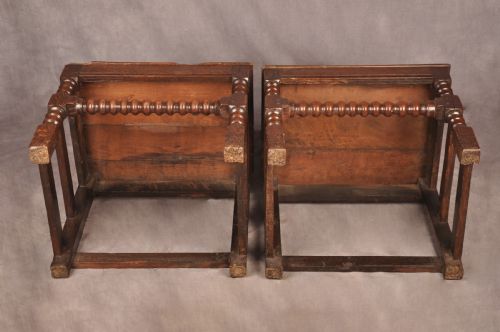 PAIR OF 17TH CENTURY LANCASHIRE CHAIRS - ADDITIONAL PHOTO 7