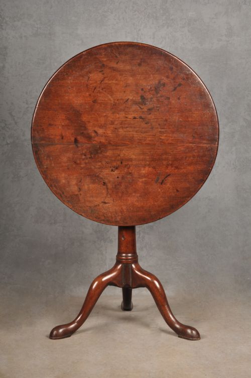 MID 18TH CENTURY MAHOGANY TRIPOD TABLE - ADDITIONAL PHOTO 1