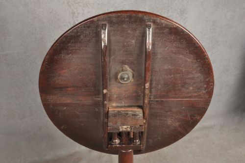MID 18TH CENTURY MAHOGANY TRIPOD TABLE - ADDITIONAL PHOTO 5
