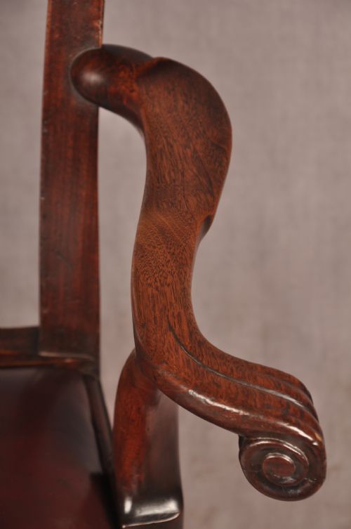 GEORGE II WALNUT ARMCHAIR - ADDITIONAL PHOTO 12