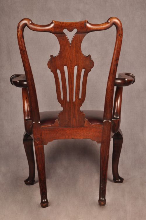 GEORGE II WALNUT ARMCHAIR - ADDITIONAL PHOTO 13