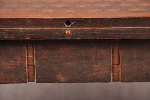 FINE 18TH CENTURY PARQUETRY CARD TABLE - ADDITIONAL PHOTO 9