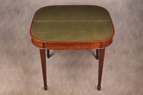 FINE 18TH CENTURY PARQUETRY CARD TABLE - ADDITIONAL PHOTO 14