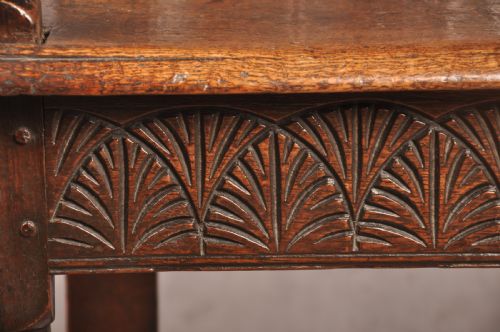 EARLY 17TH CENTURY OAK WAINSCOT CHAIR - ADDITIONAL PHOTO 10