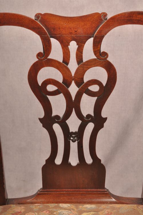 FINE 18TH CENTURY IRISH MAHOGANY ARMCHAIR - ADDITIONAL PHOTO 8