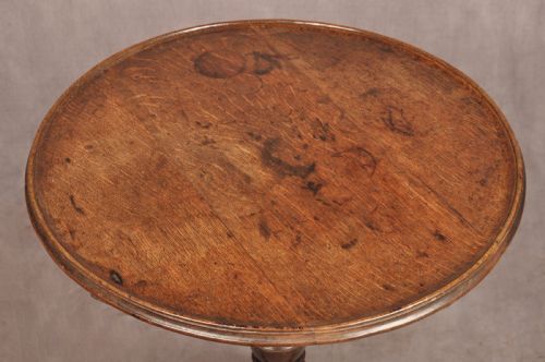 MID 18TH CENTURY OAK TRIPOD TABLE - ADDITIONAL PHOTO 3