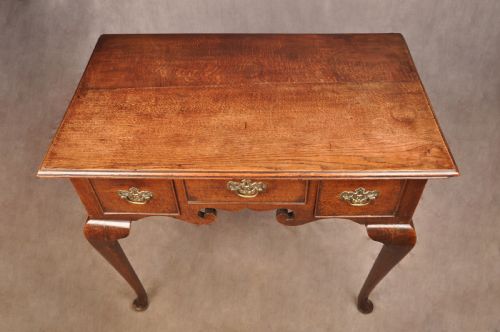 MID 18TH CENTURY OAK LOWBOY SIDE TABLE - ADDITIONAL PHOTO 1