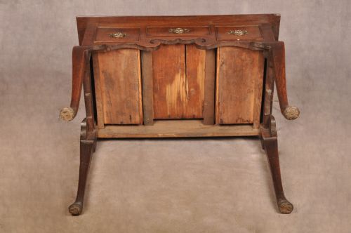 MID 18TH CENTURY OAK LOWBOY SIDE TABLE - ADDITIONAL PHOTO 13