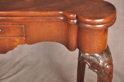 EXCEPTIONAL GEORGE II MAHOGANY CARD TABLE - ADDITIONAL PHOTO 8