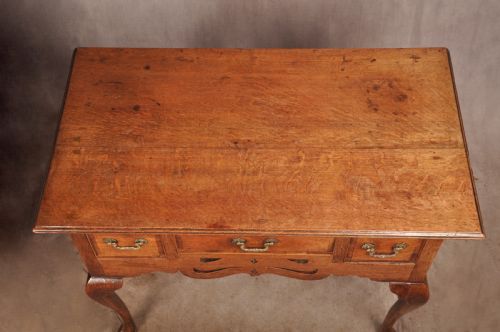 FINE MID 18TH CENTURY OAK LOWBOY SIDE TABLE - ADDITIONAL PHOTO 6