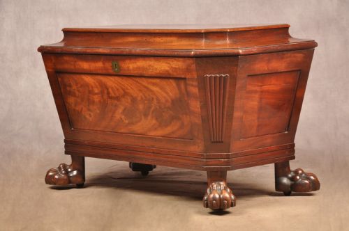FINE REGENCY MAHOGANY WINE COOLER - ADDITIONAL PHOTO 2