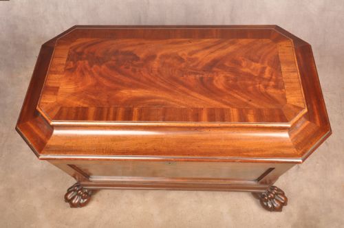 FINE REGENCY MAHOGANY WINE COOLER - ADDITIONAL PHOTO 3